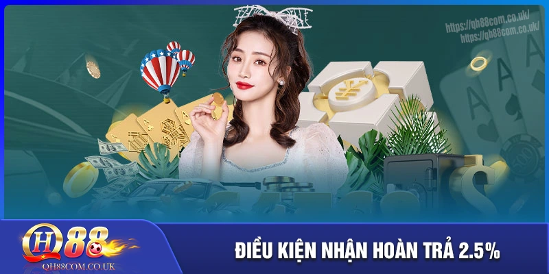 Điều kiện tham gia hoàn trả 2.5% bạn cần nắm Điều kiện tham gia hoàn trả 2.5% bạn cần nắm